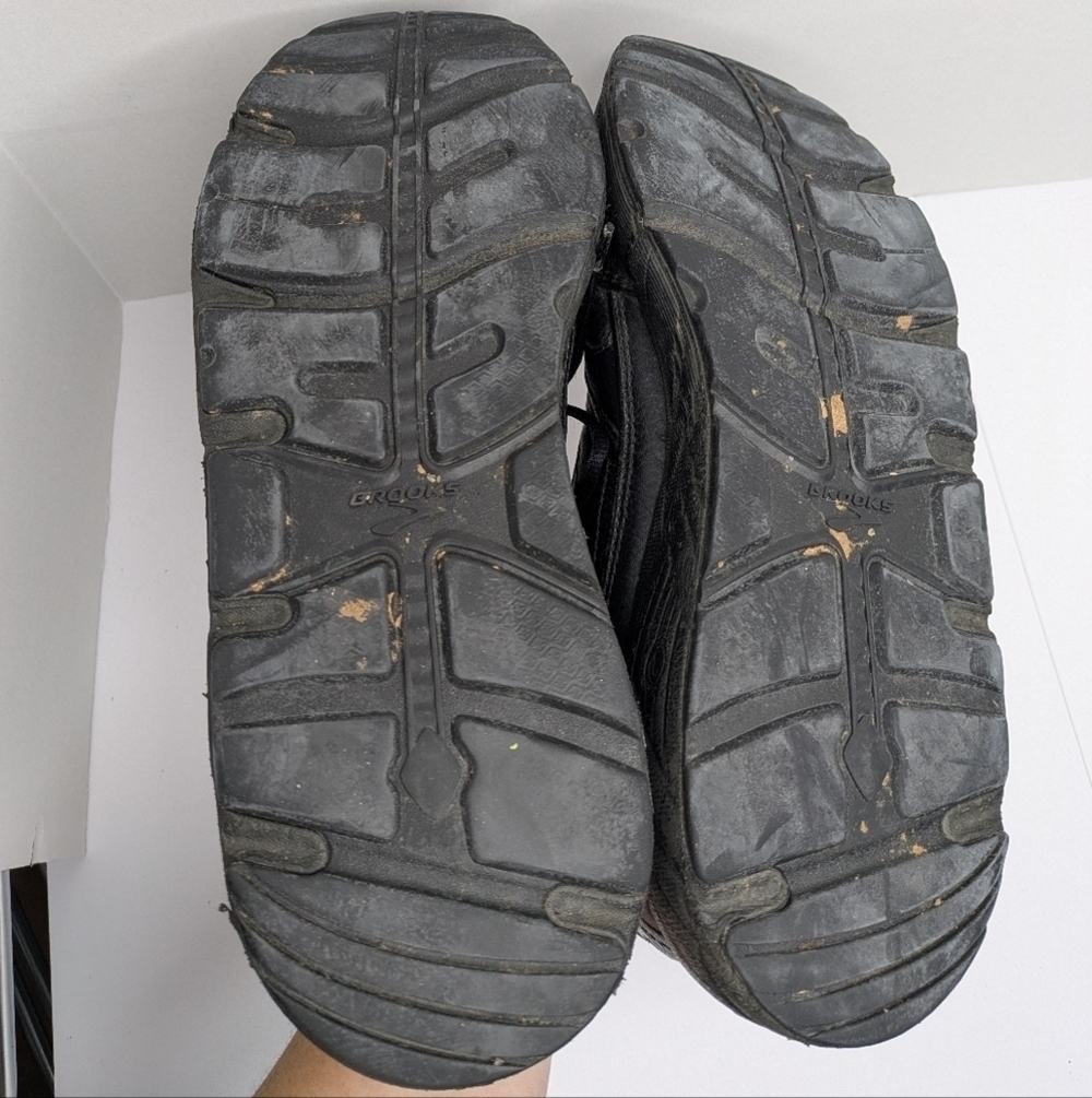 Brooks Black Addiction Walker Sneaker Shoe 12 Men - Picture 6 of 9